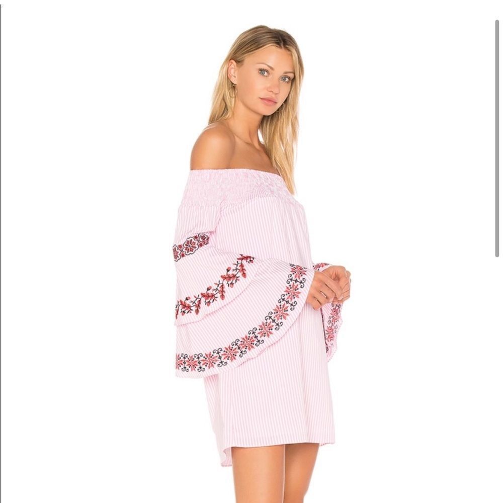 Vava by Joy Han Off The Shoulder Pink Beatrice Dress Size S